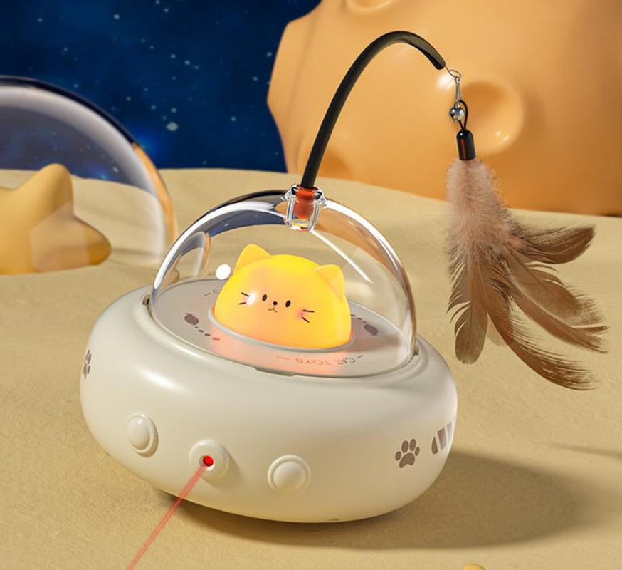 3-In-1 Pets CAT Intelligent Teasing Toys - Ideal for Fun and Engagement in Pets, Includes Various Interactive Toys for Indoor Cat&Dogs Automatic