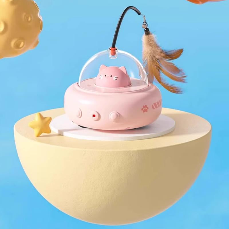 3-In-1 Pets CAT Intelligent Teasing Toys - Ideal for Fun and Engagement in Pets, Includes Various Interactive Toys for Indoor Cat&Dogs Automatic