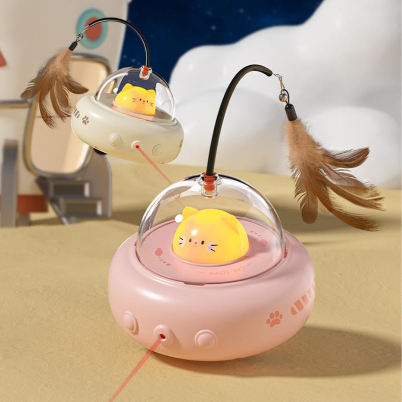 3-In-1 Pets CAT Intelligent Teasing Toys - Ideal for Fun and Engagement in Pets, Includes Various Interactive Toys for Indoor Cat&Dogs Automatic
