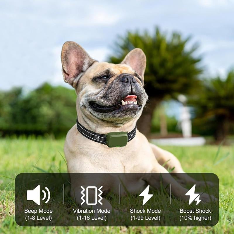 Dog Shock Collar 1 , 2 Dogs (10-120Lbs) - 4500FT Dog Training Collar with Remote IPX7 Waterproof Electric Collar with 3 Training Modes, Security Lock, Rechargeable E-Collar for All Breeds, Sizes