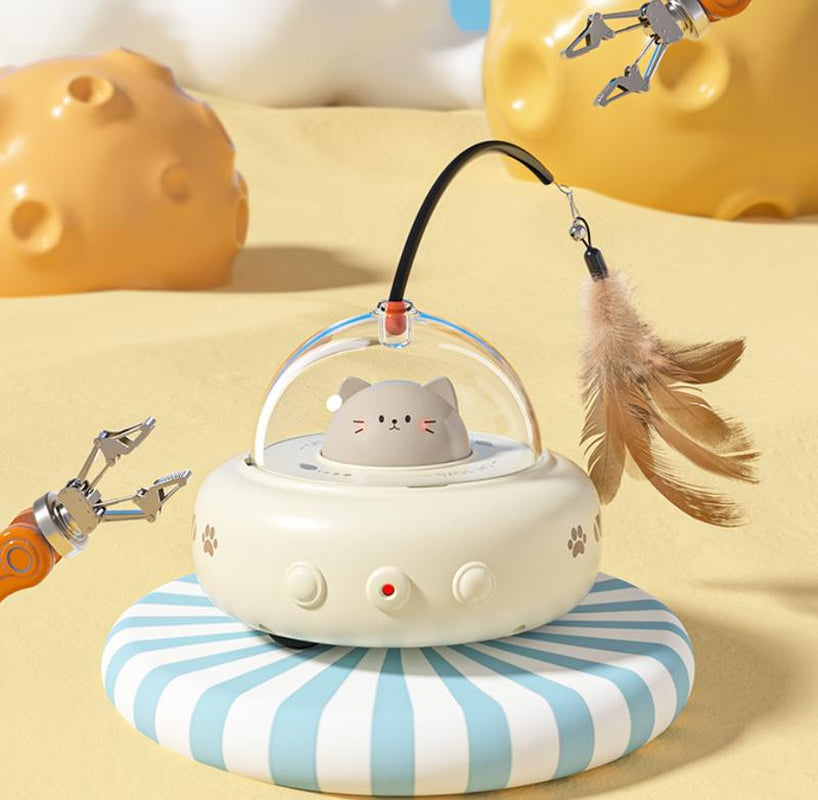 3-In-1 Pets CAT Intelligent Teasing Toys - Ideal for Fun and Engagement in Pets, Includes Various Interactive Toys for Indoor Cat&Dogs Automatic