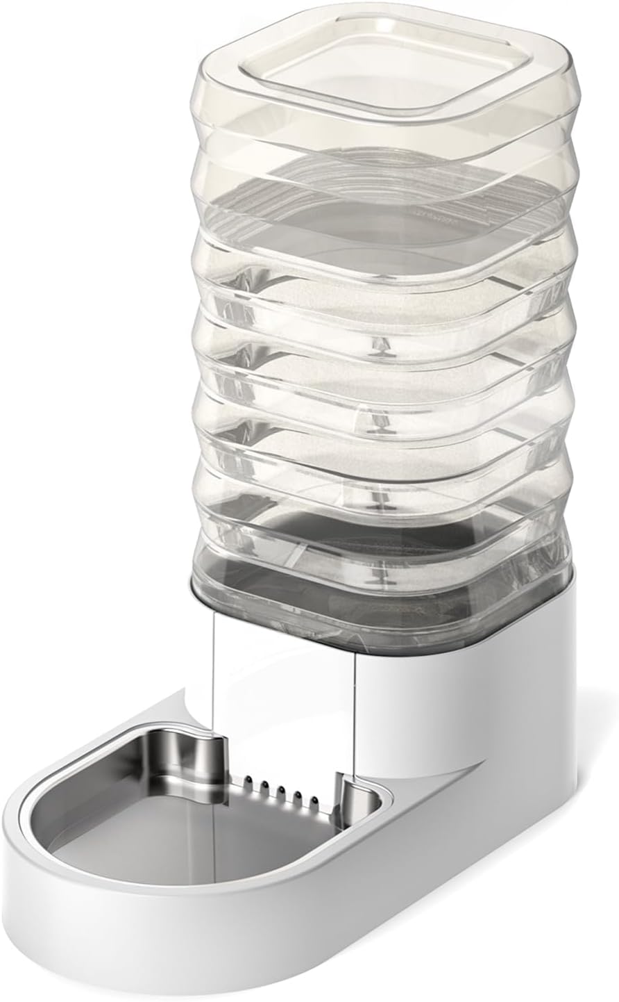 Gravity 4.5L Dog and Cat Water Bowl Dispenser, Automatic Stainless Steel Dog Water Bowl, 100% Bpa-Free, Self-Filling Large Capacity Pet Water Feeder for Dogs and Cats