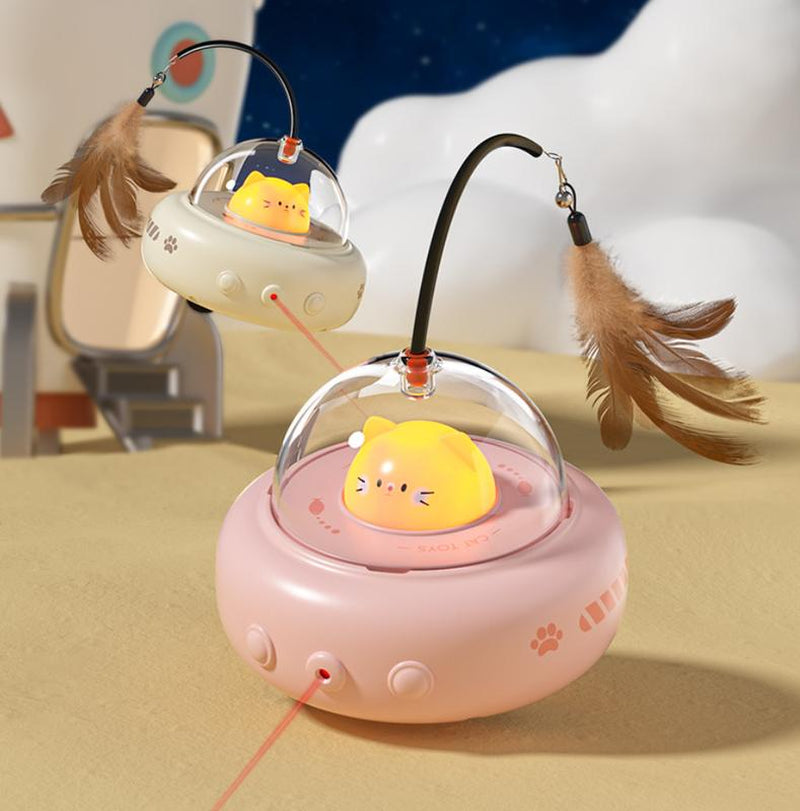 3-In-1 Pets CAT Intelligent Teasing Toys - Ideal for Fun and Engagement in Pets, Includes Various Interactive Toys for Indoor Cat&Dogs Automatic