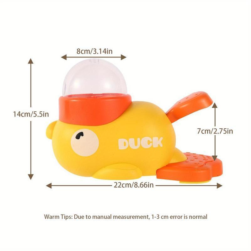 Cat Puzzle Treat Dispenser Toy, Interactive Duck-Shaped Food Slow Feeder for Cats and Small Dogs Enrichment, IQ Training and Exercise 8.6 Inches, Durable Duck, Cat Snacktime, Pet Gift Small Medium Dog