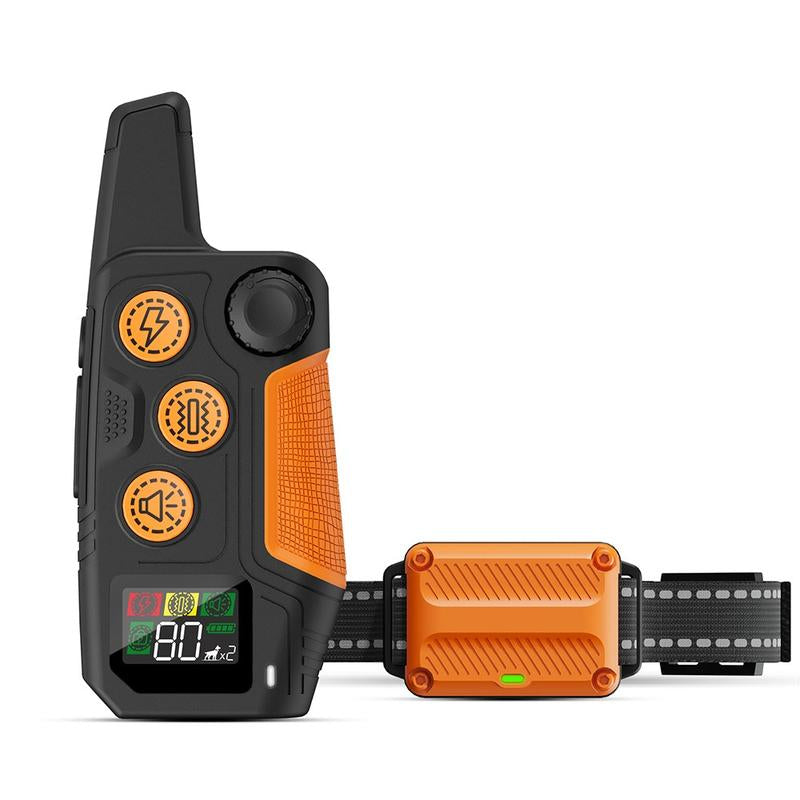 Dog Shock Collar 1 , 2 Dogs (10-120Lbs) - 4500FT Dog Training Collar with Remote IPX7 Waterproof Electric Collar with 3 Training Modes, Security Lock, Rechargeable E-Collar for All Breeds, Sizes