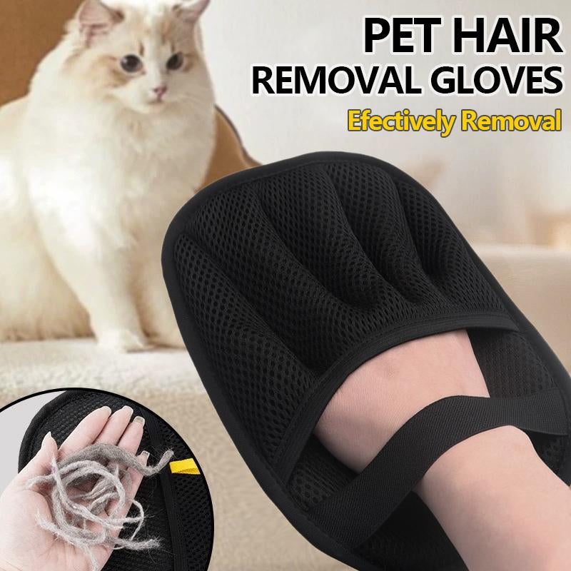 【Buy 1 Get 1 Free】Pet Hair Removal Gloves for Dogs and Cats, Lint Remover Tool, Reusable Pet Hair Removal Gloves for Cleaning Carpet, Couch, Clothing, Furniture, Pet Bed, Cat Tree