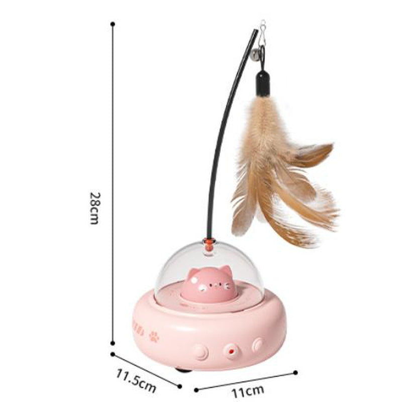 3-In-1 Pets CAT Intelligent Teasing Toys - Ideal for Fun and Engagement in Pets, Includes Various Interactive Toys for Indoor Cat&Dogs Automatic