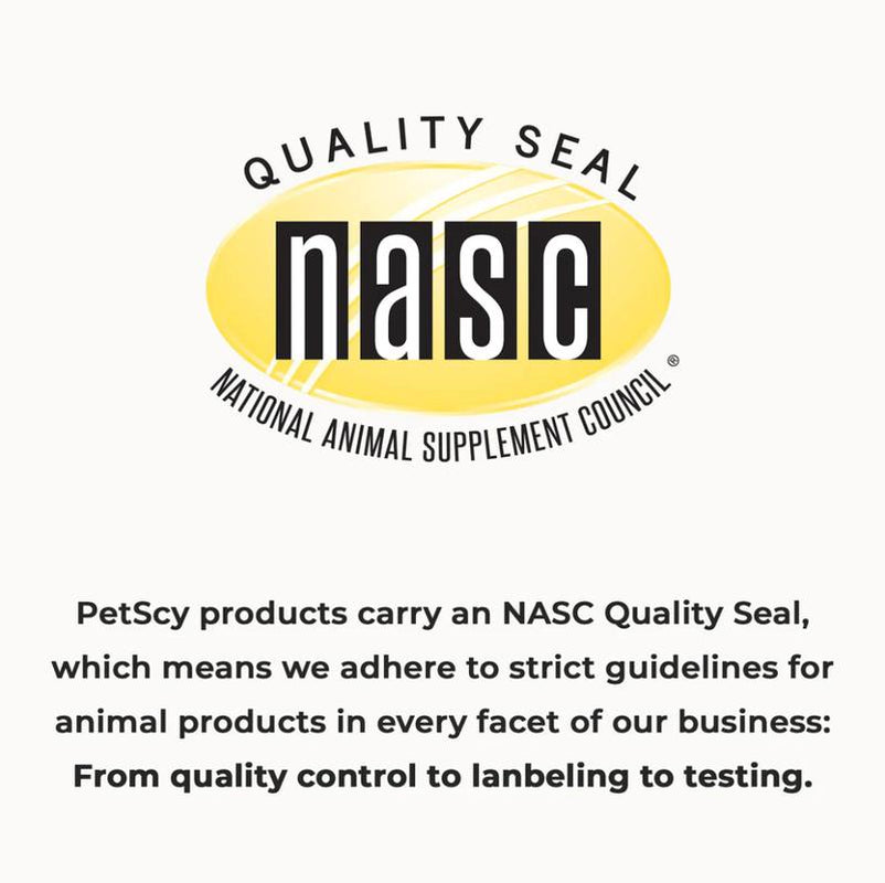 Petscy Itch & Allergy Plus+ for Dogs - Bacon-Flavored Chews with 9 Premium Ingredients for Fast Relief from Itching & Allergies - 60 Soft Chews per Jar - Vitamin