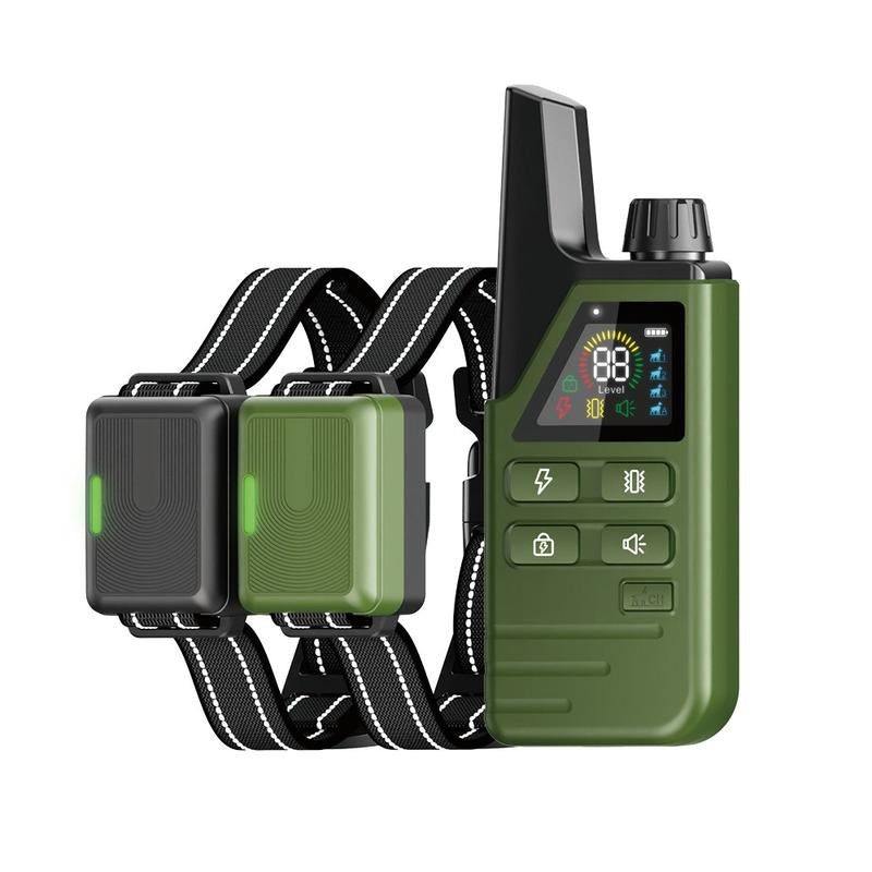 Dog Shock Collar 1 , 2 Dogs (10-120Lbs) - 4500FT Dog Training Collar with Remote IPX7 Waterproof Electric Collar with 3 Training Modes, Security Lock, Rechargeable E-Collar for All Breeds, Sizes