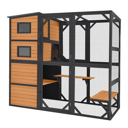 Aivituvin-Air54 Outdoor Cat Enclosure | Large Pet Enclosure